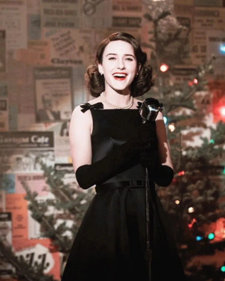 1950s Little Black Vintage Mrs. Maisel Dress