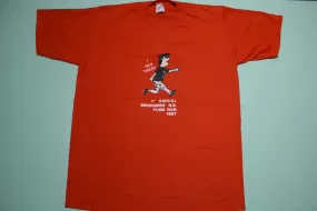 1st Annual Snohomish H.S. Fund Run 1987 Vintage 80's Jerzees T-Shirt USA