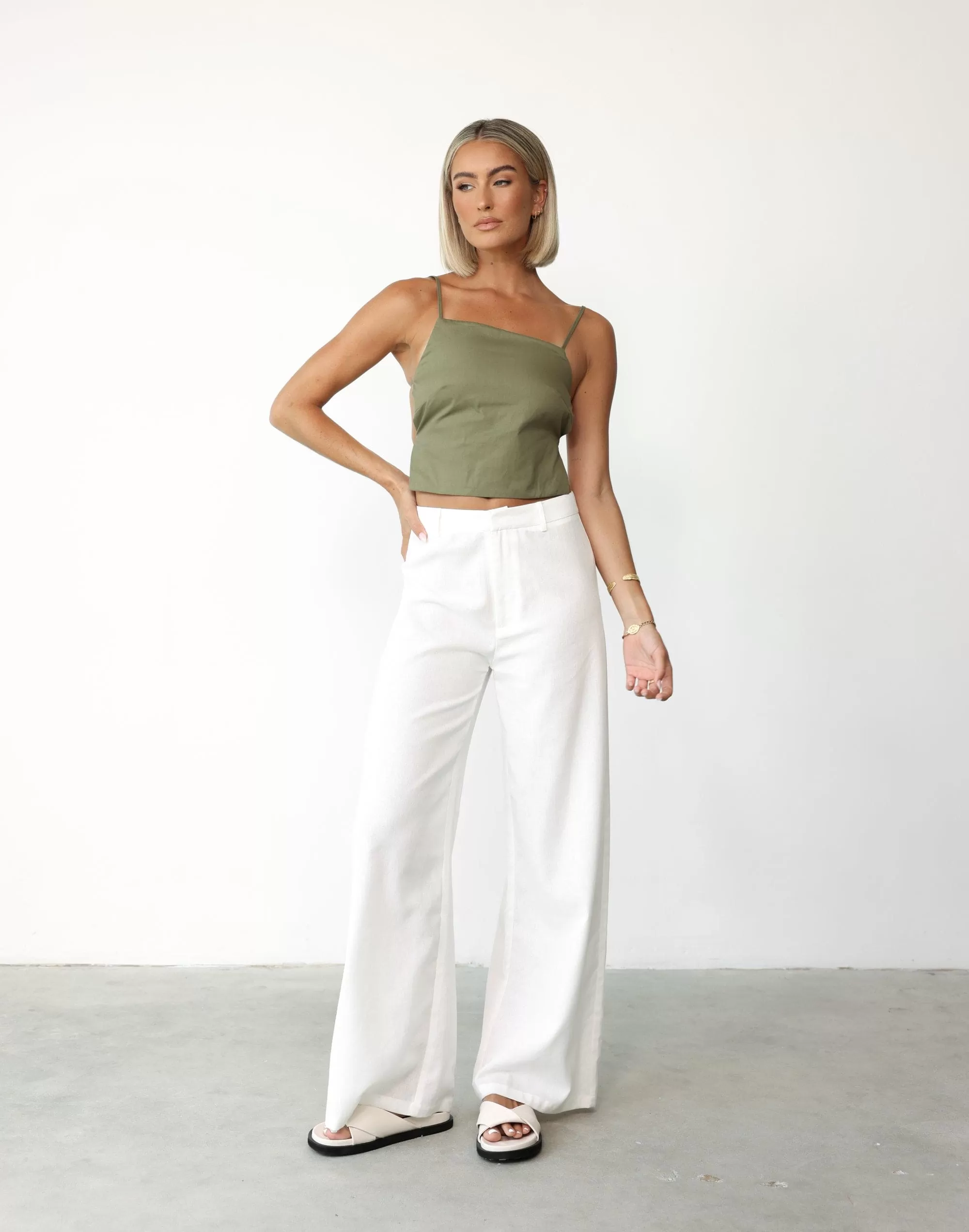 Adeola Top (Khaki)