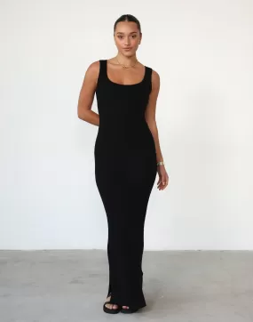 Aja Maxi Dress (Black)