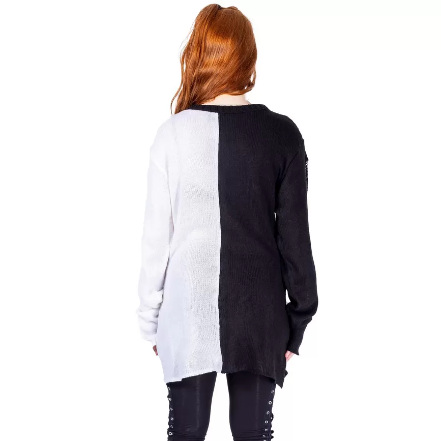 ATELIA JUMPER - BLACK/WHITE