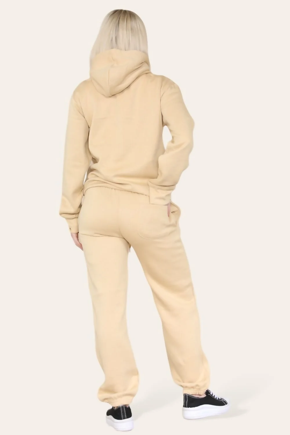 Beige Oversized Hoody and Jogger Co-Ord 