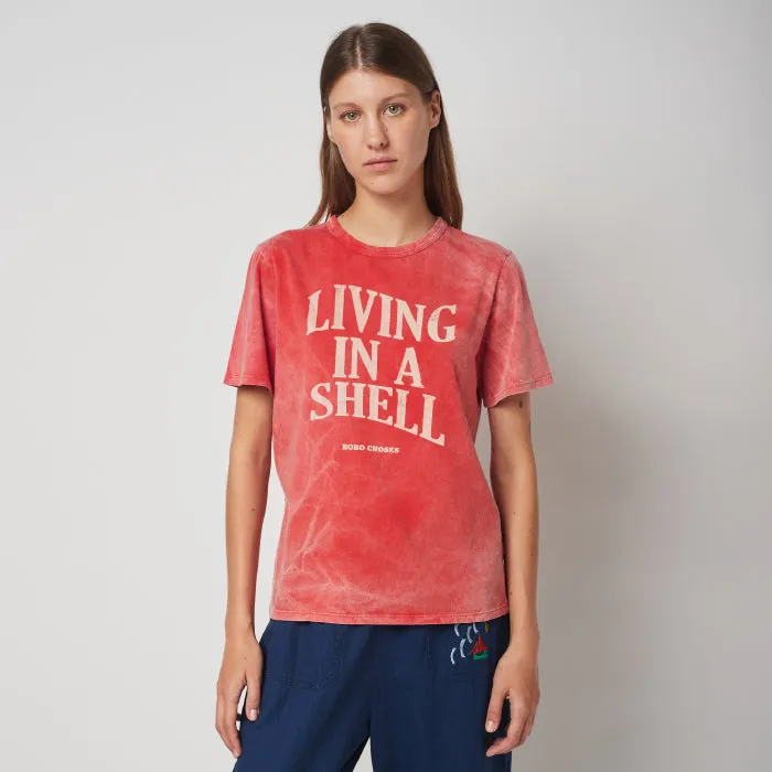 Bobo Choses Woman Living in a Shell T-shirt Red