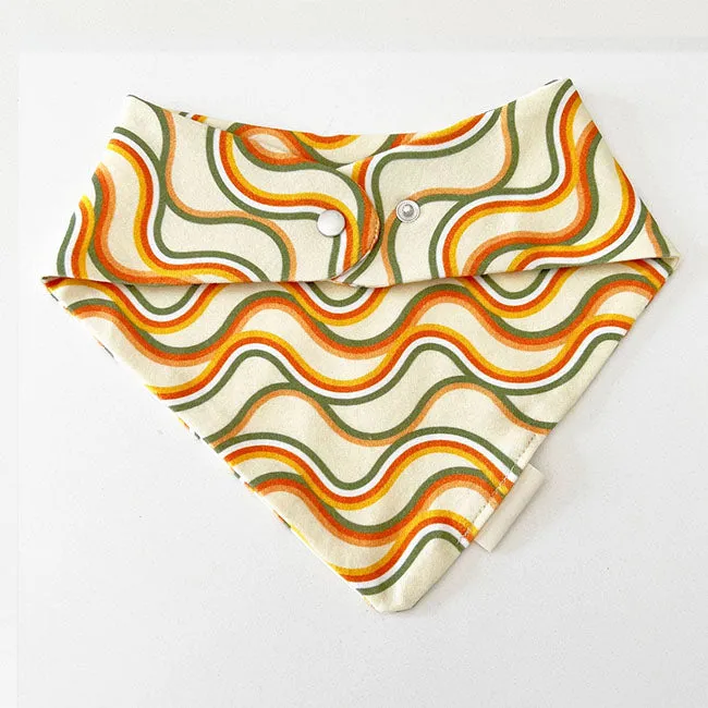 Bohemian Babies Organic Cotton Bandana Bib - Catch The Wave