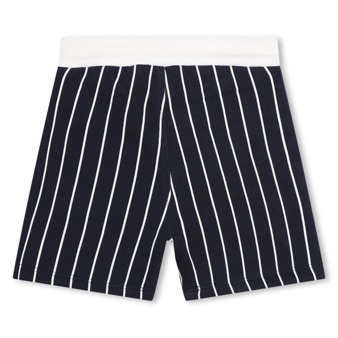 Boss Shorts Infant Striped Navy-White