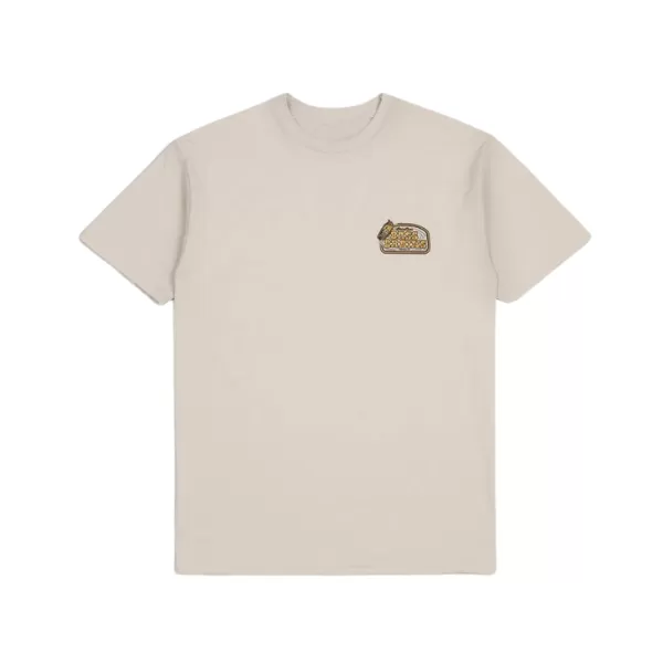 Brixton Bass Brains Boat S/S T-Shirt - Cream