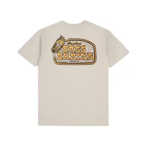 Brixton Bass Brains Boat S/S T-Shirt - Cream