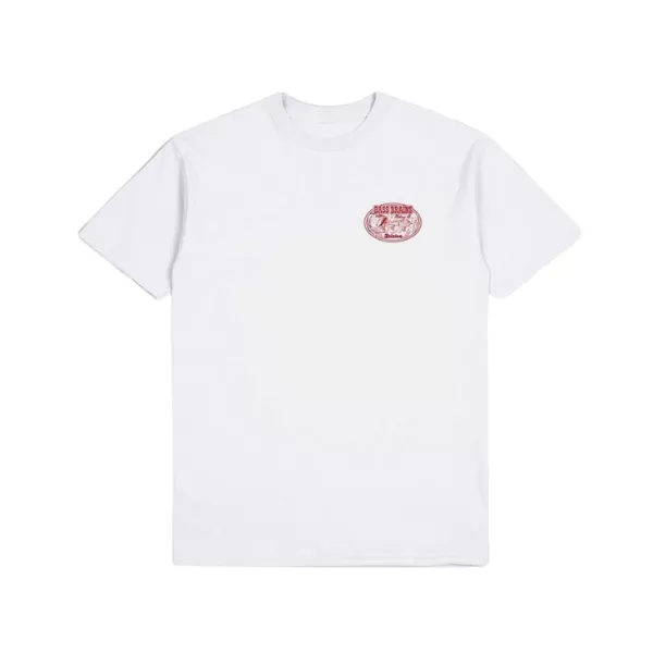 Brixton Bass Brains Swim S/S T-Shirt - White