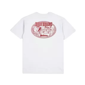 Brixton Bass Brains Swim S/S T-Shirt - White