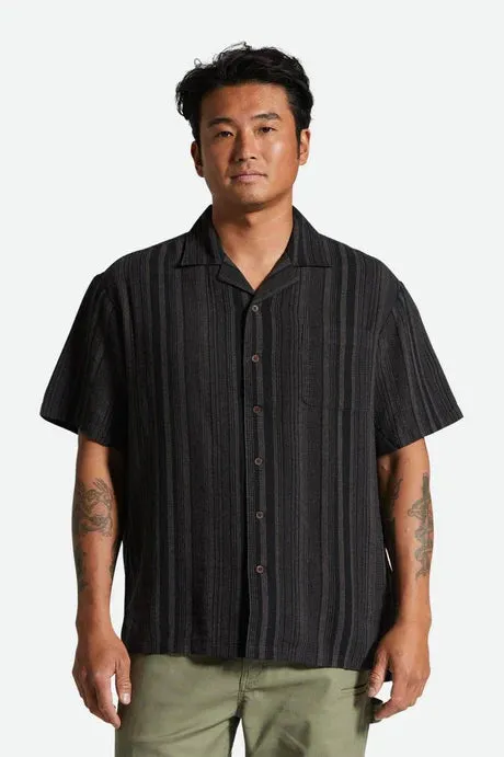 Brixton Bunker Seersucker S/S Camp Collar Woven Shirt