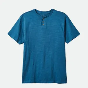 Brixton – Basic Slub Henley T-Shirt Indie Teal | Eddie Franks Rye