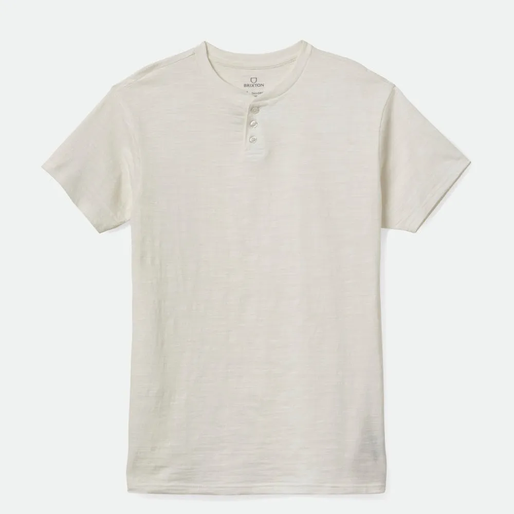 Brixton – Basic Slub Henley T-Shirt Off White | Eddie Franks Rye