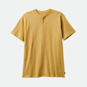 Brixton – Basic Slub Henley T-Shirt Straw | Eddie Franks Rye