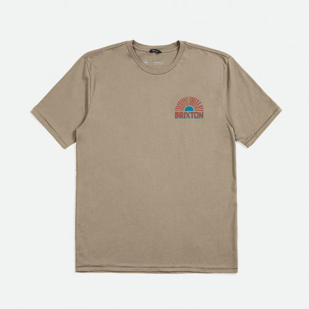 Brixton – Fairview T-Shirt Oatmeal | Eddie Franks Rye