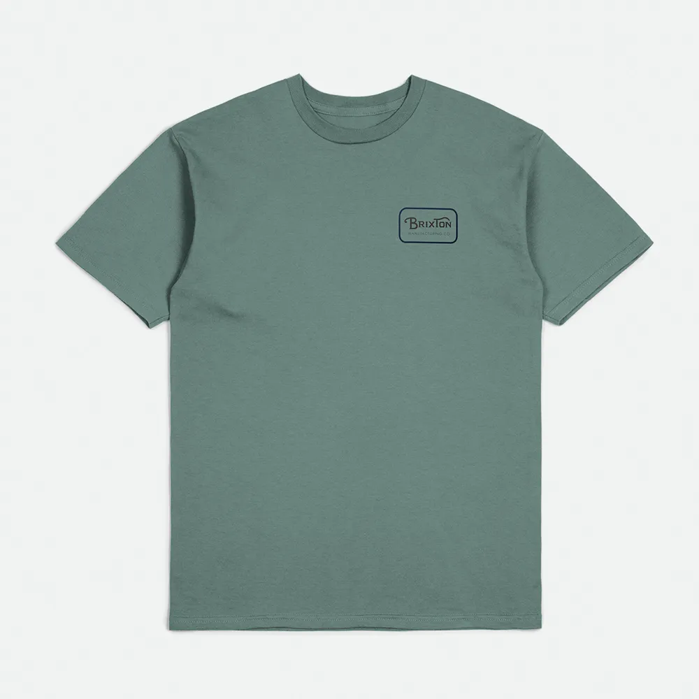 Brixton – Grade T-Shirt Chinois Green Washed Navy Wash | Eddie Franks Rye