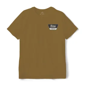 Brixton – Linwood STT T-Shirt Golden Brown Washed Black Off | Eddie Franks Rye