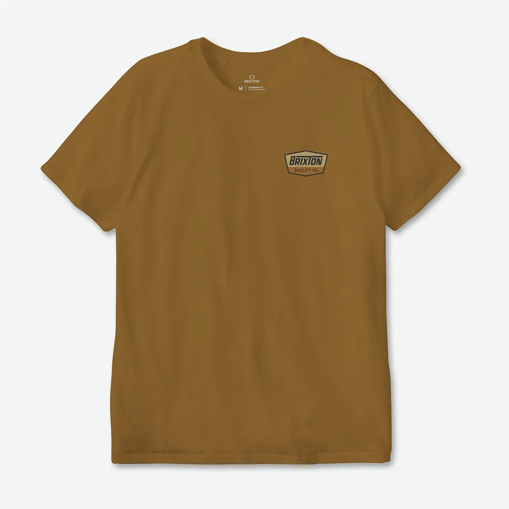 Brixton – Regal STT T-Shirt Golden Brown Washed Black | Eddie Franks Rye