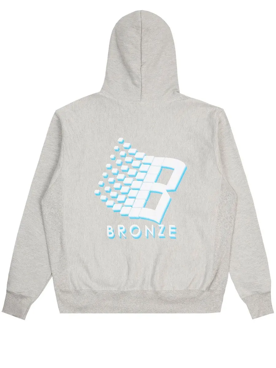 Bronze 56K B Logo Hoody - Heather Grey