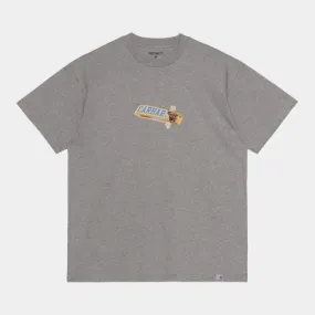 Carhartt WIP Chocolate Bar T-Shirt Grey Heather The S/S Chocolate Bar T-Shirt is constructed from organic cotton jersey and feat