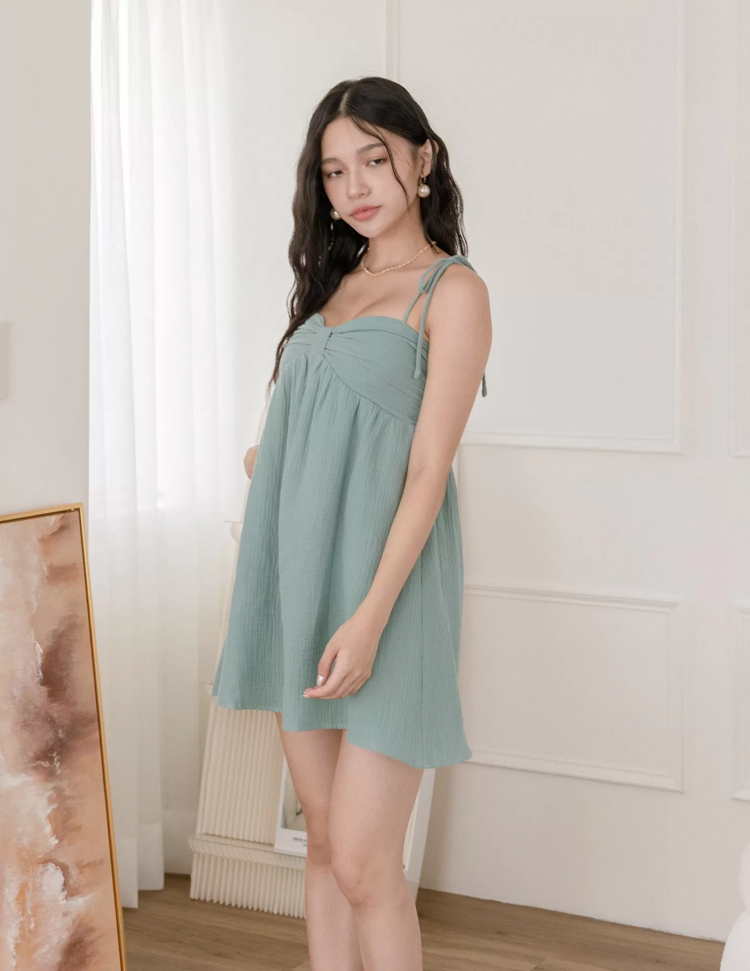 Casey Dress in Seafoam