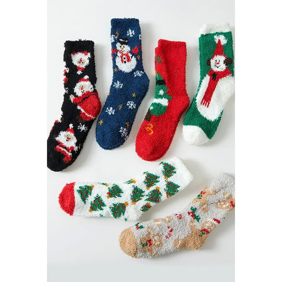 Christmas Plush Cozy Socks