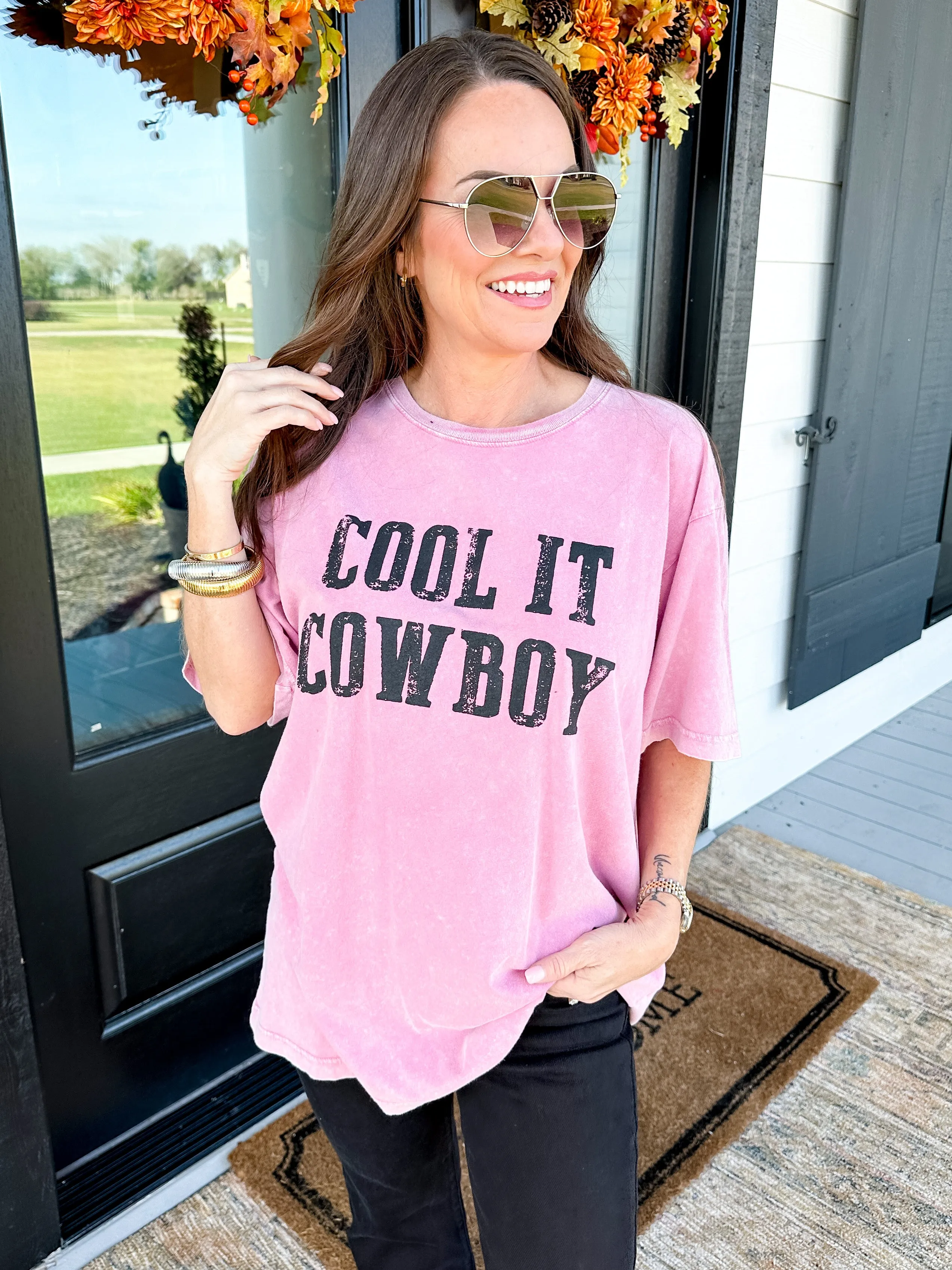 Cool It Cowboy Graphic Tee