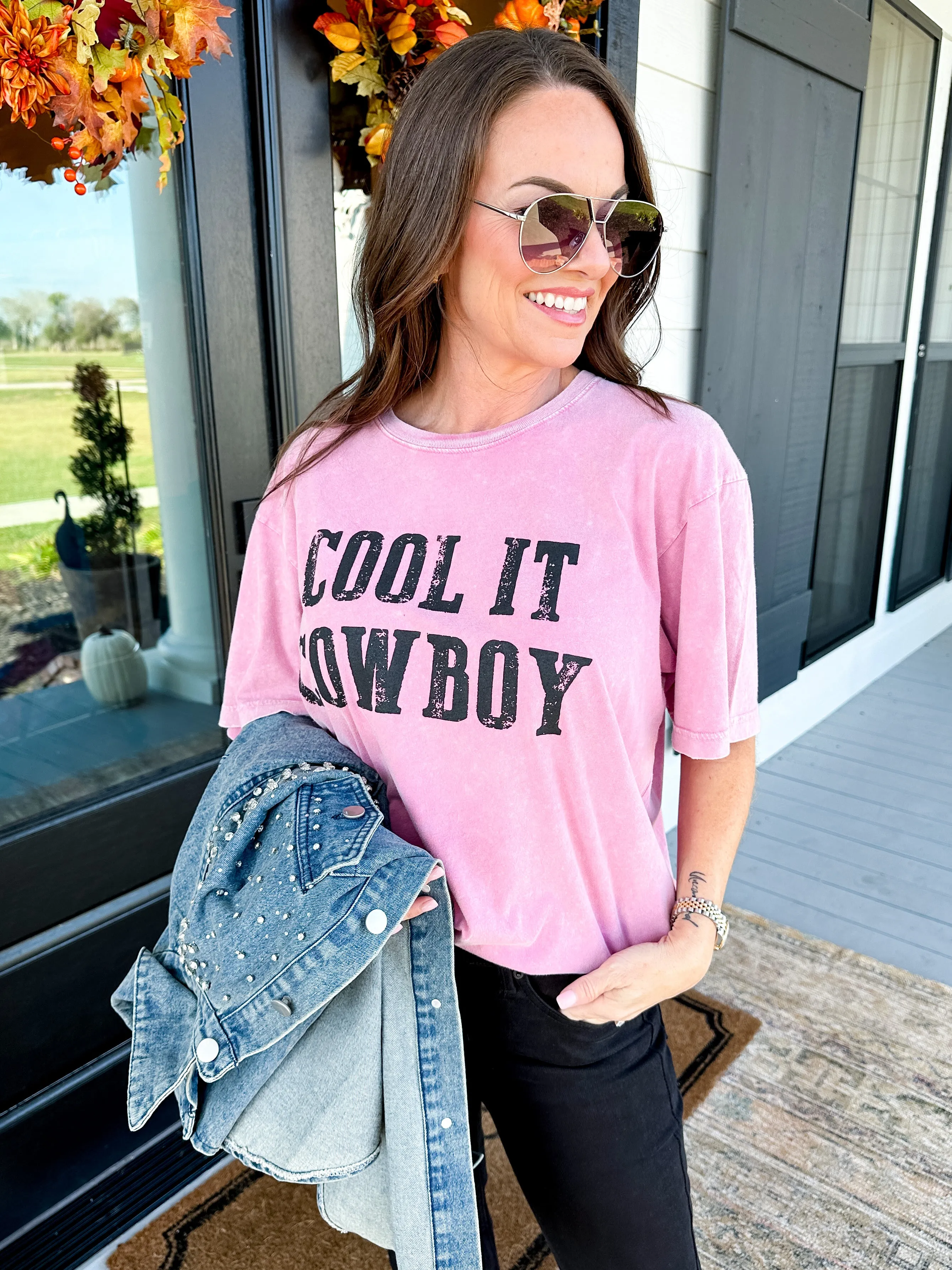 Cool It Cowboy Graphic Tee