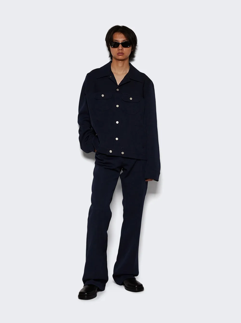 Courrèges   Twill Trucker Jacket Navy 