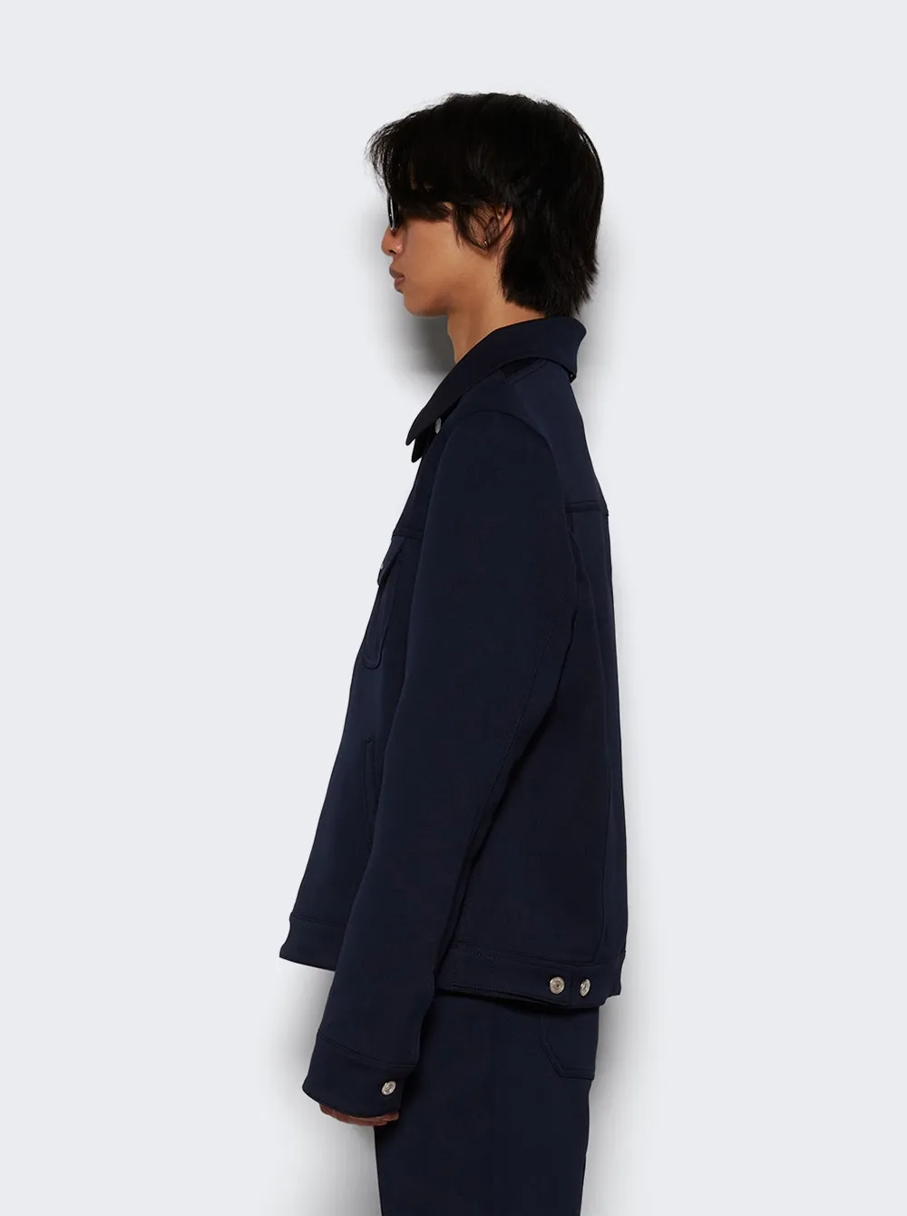 Courrèges   Twill Trucker Jacket Navy 