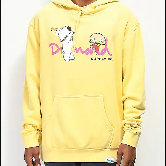 Diamond X Family Guy Og Script Hoodie