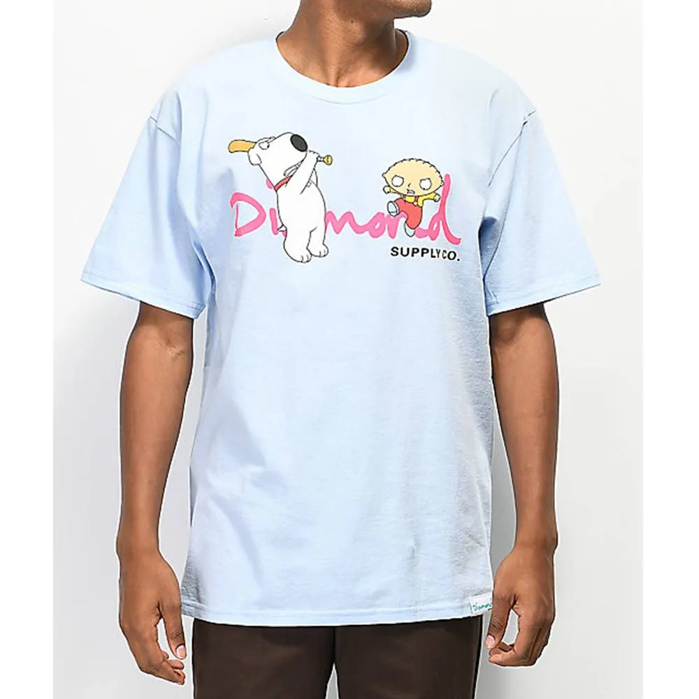 Diamond X Family Guy Og Script T-shirt