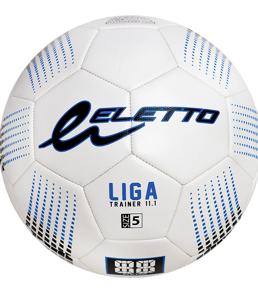 Eletto White/Cyan/Black Liga Trainer 11.1 Soccer Ball