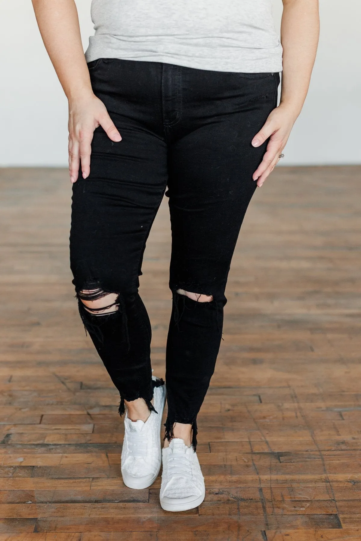 Eunina Mid-Rise Skinny Jeans- Vivian Wash