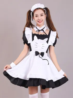 Gothic Lolita Dresses Ruffles Black Black