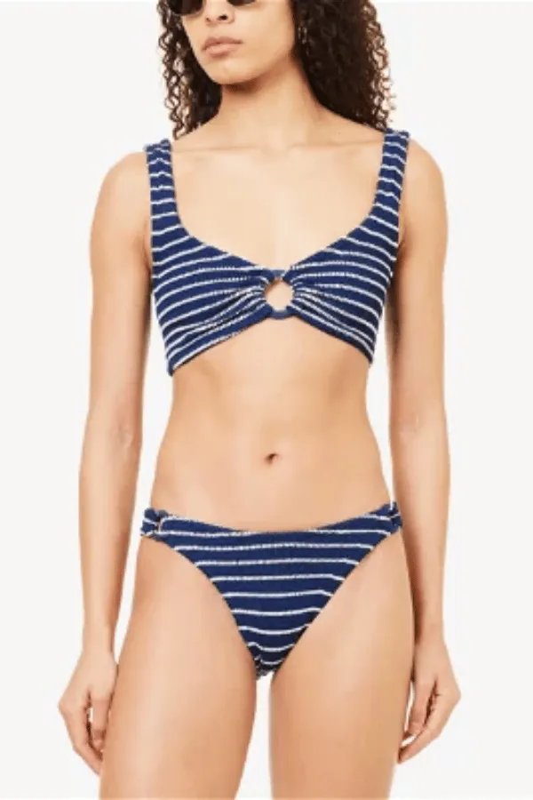 Hallie Bikini Navy/White