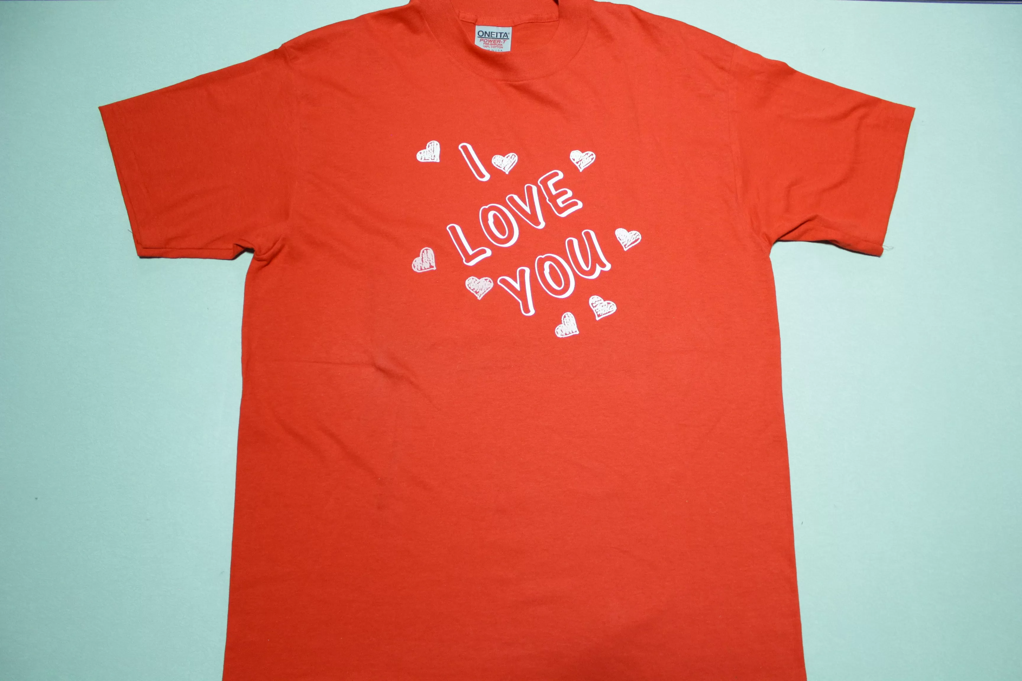 I Love You Show You The Ways Vintage 90's Oneita Power-T Single Stitch T-Shirt