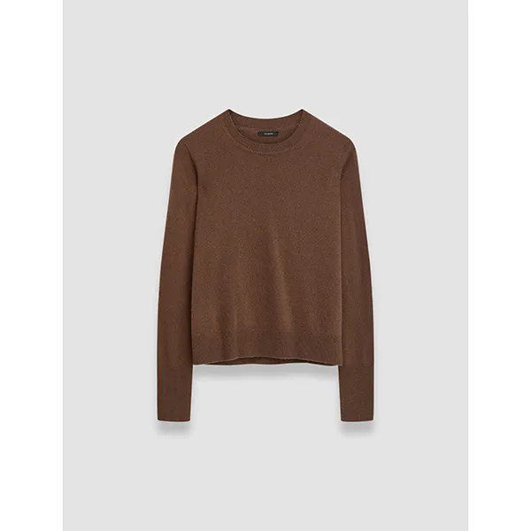 JOSEPH Round Nk Cashmere Sweater Arabica