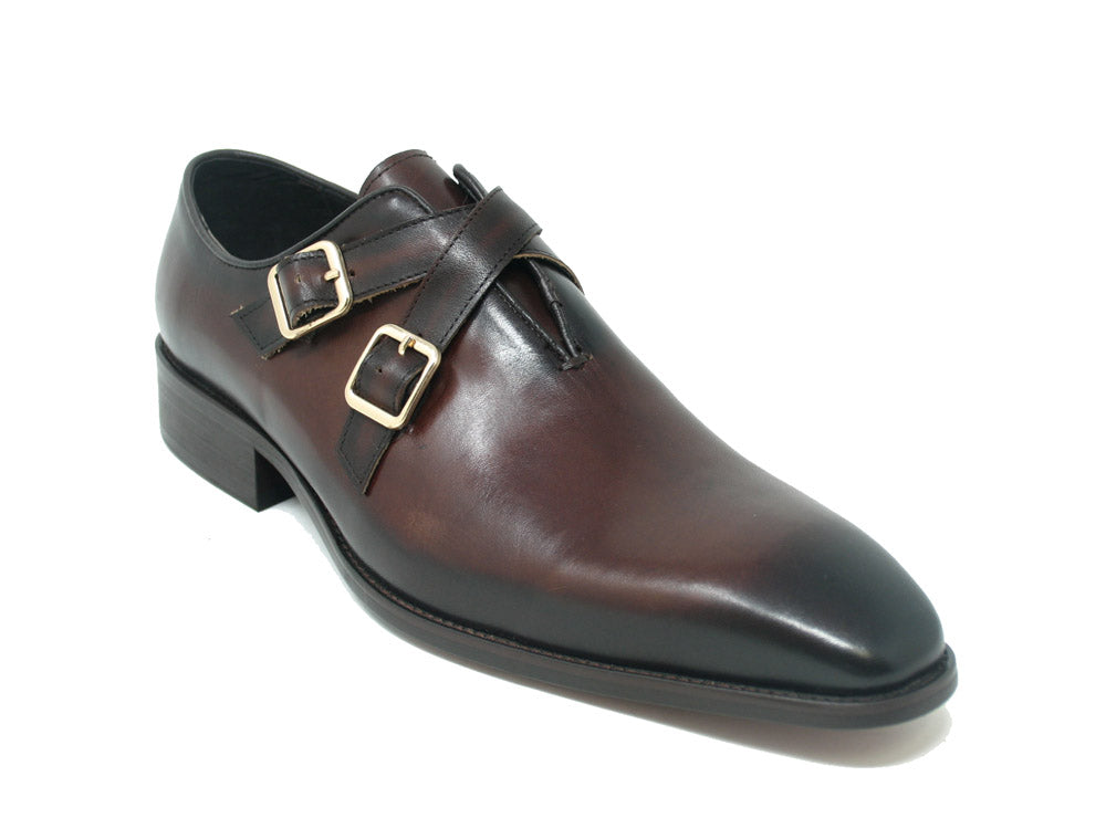 KS503-60 Carrucci Cross Strap Leather Loafer