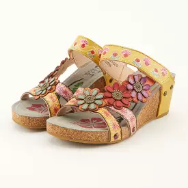 L'ARTISTE DELIGHT SLIDE SANDALS