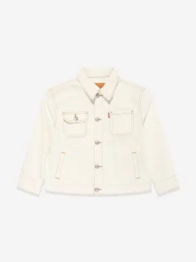 Levi's Wear Boys Relaxed Denim Jacket in Ivory