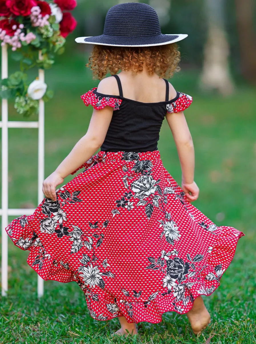 Little Lady Smocked Wrap Dress