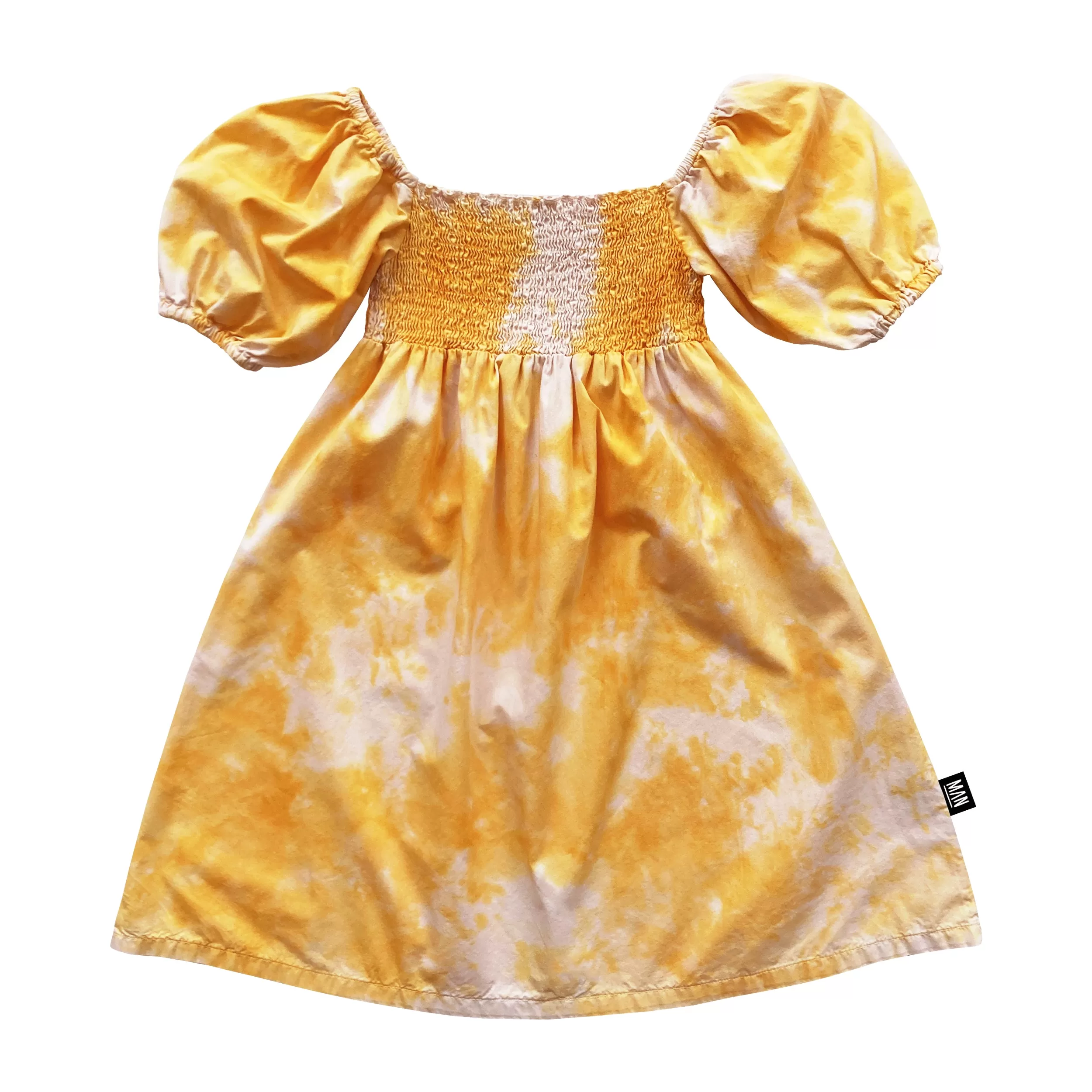 LMH SUNSET GOLD TIE DYE Smocked Dress