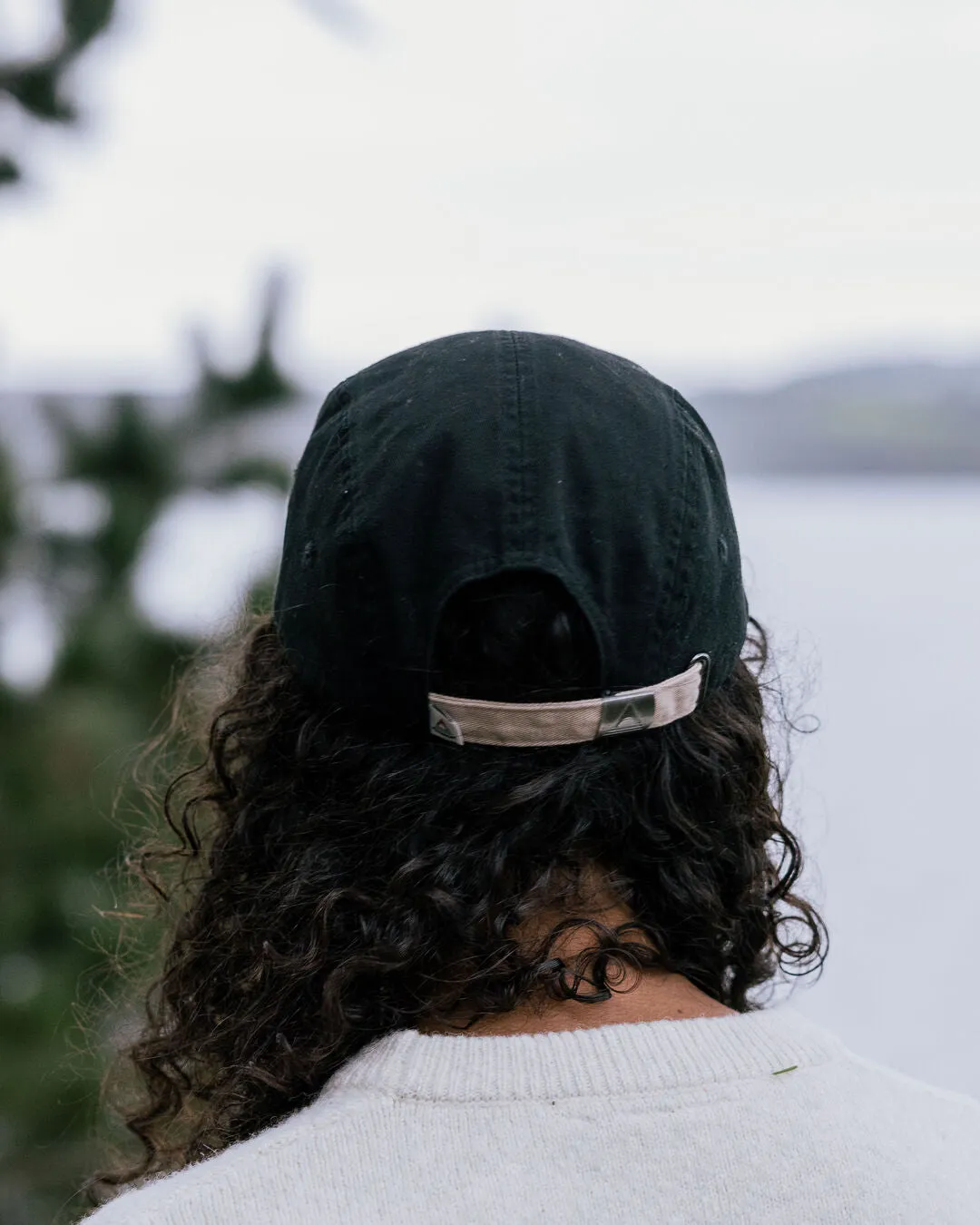 Love The Wild Recycled Cotton 5 Panel Cap - Black