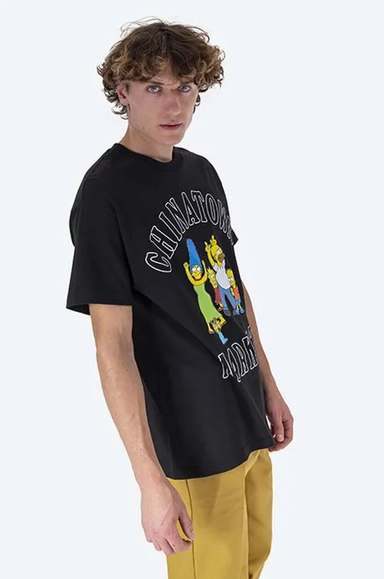 Market cotton T-shirt Chinatown Market x The Simpsons Family OG Tee black color