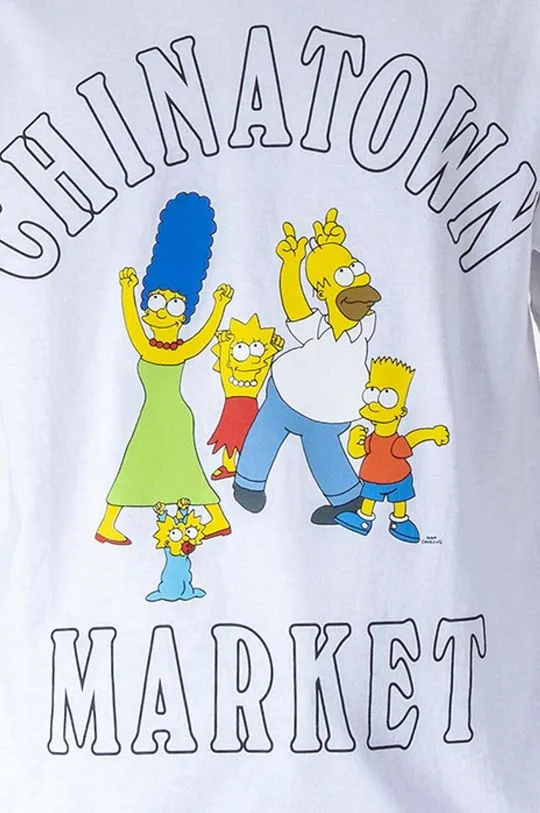 Market cotton T-shirt Chinatown Market x The Simpsons Family OG Tee white color