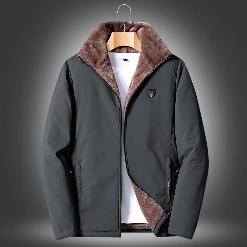 Middle-aged Men's Cotton Jacket