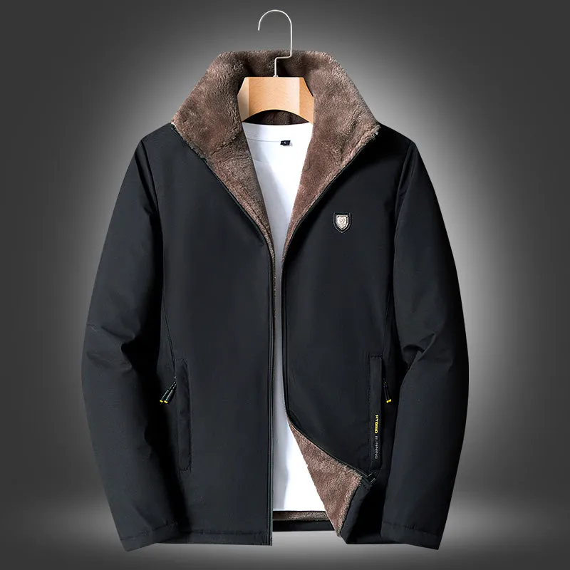 Middle-aged Men's Cotton Jacket