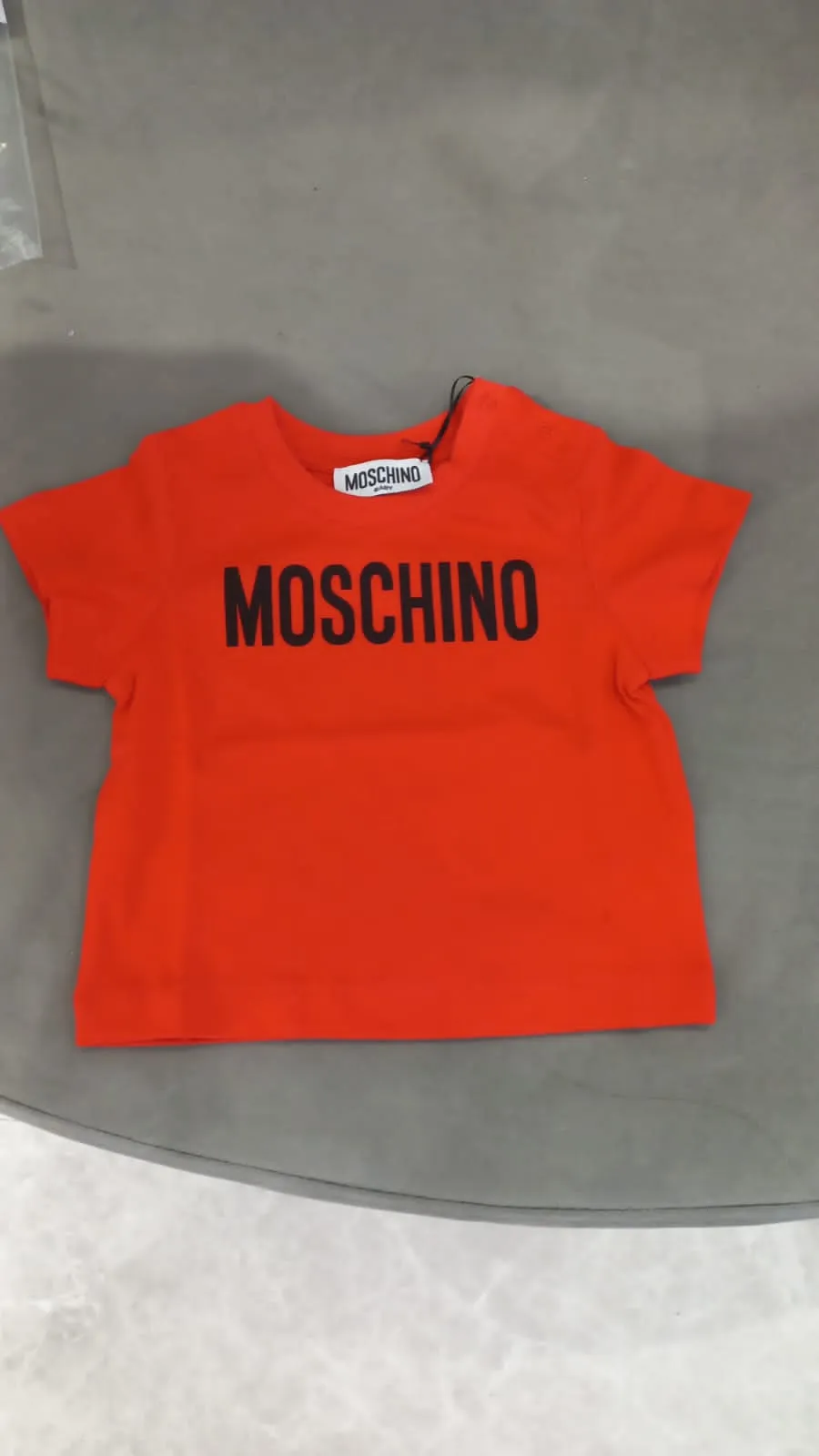 Moschino Red T-Shirt Logo Across