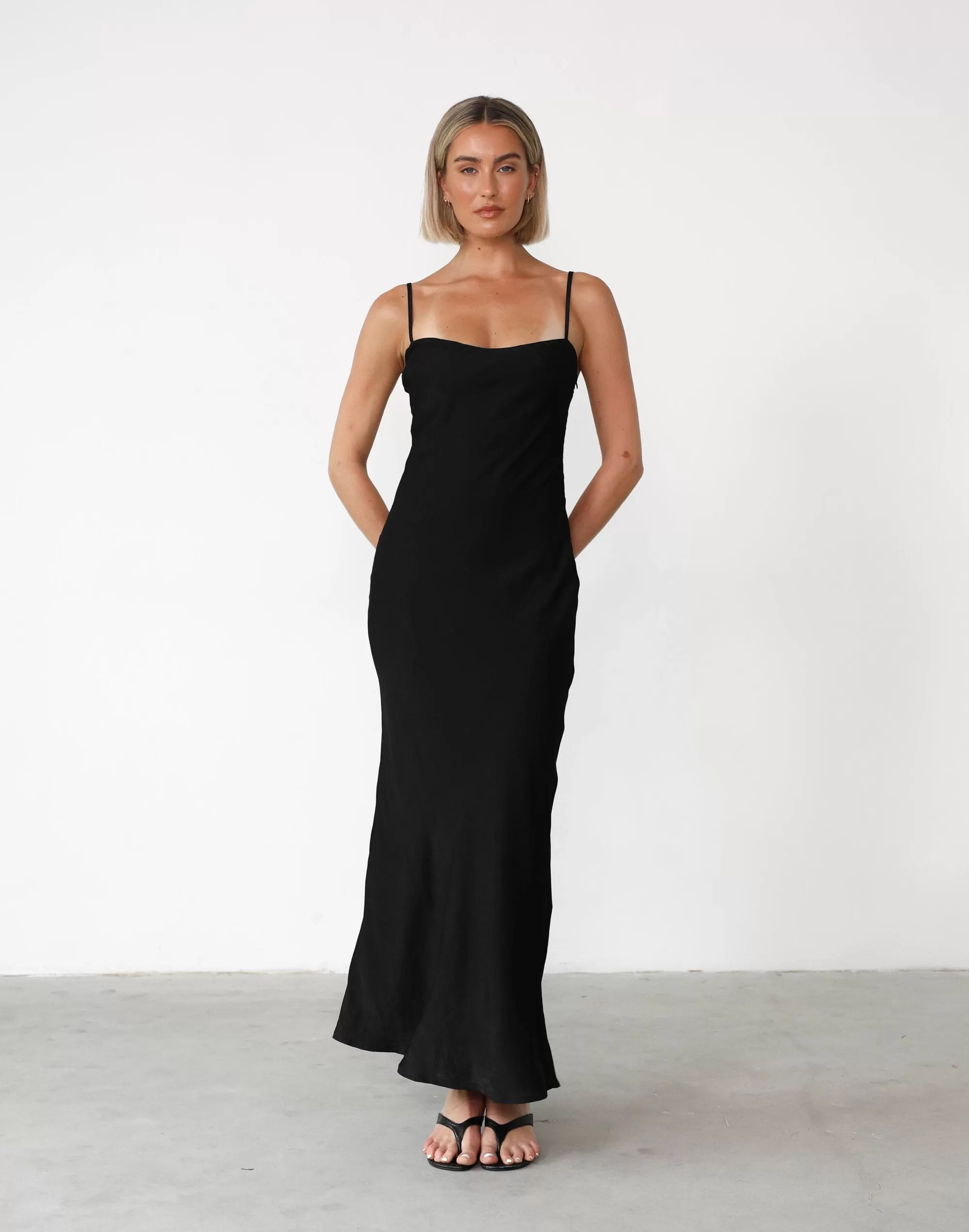 Mya Maxi Dress (Black)