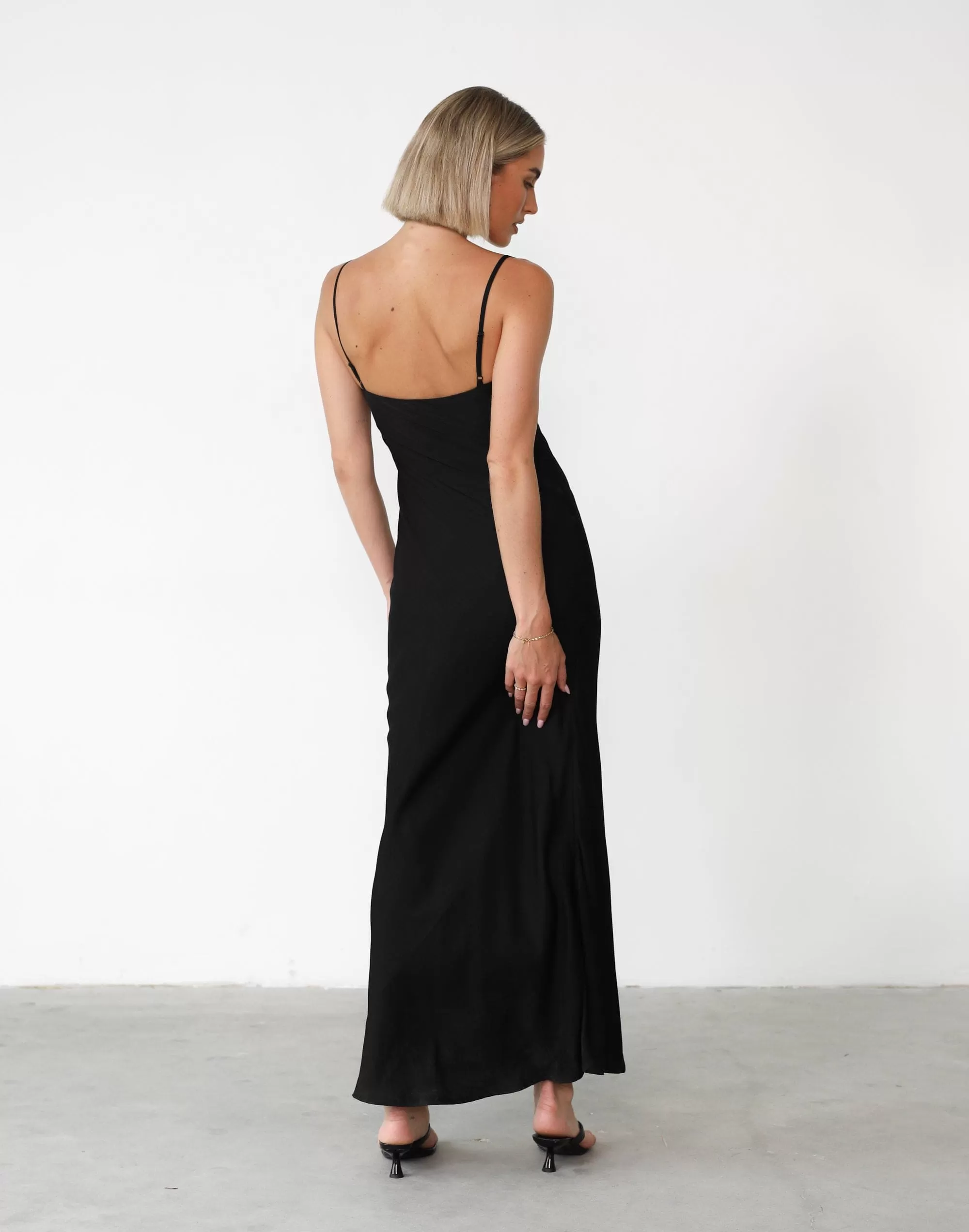 Mya Maxi Dress (Black)